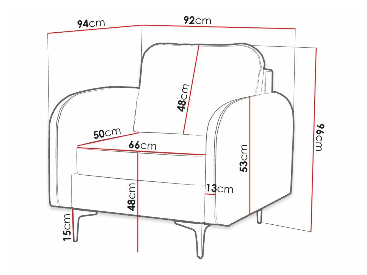 Lænestol Torlua 100 (Manila 33)