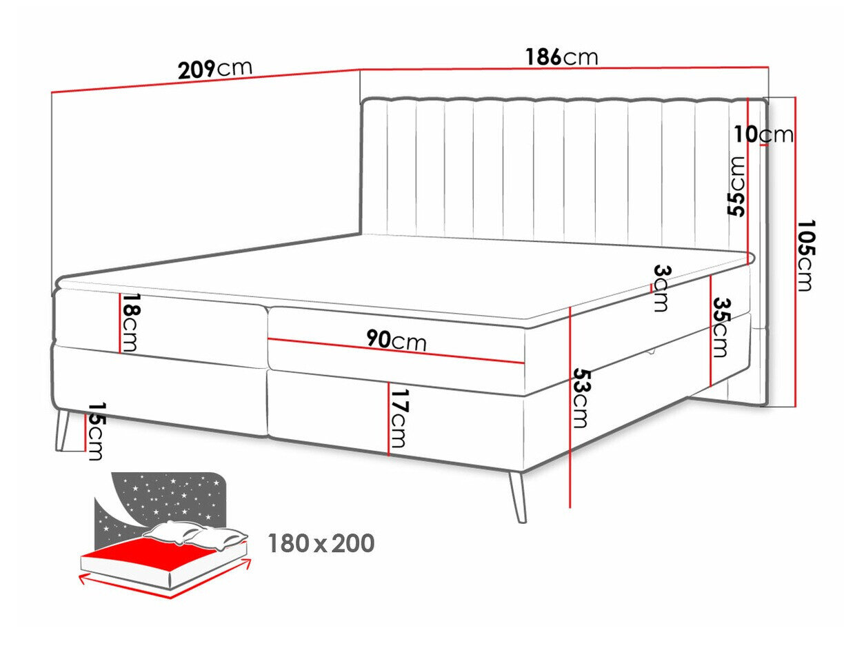 Kontinentalseng Indiana 159 (Poso 100 + Paros 01)