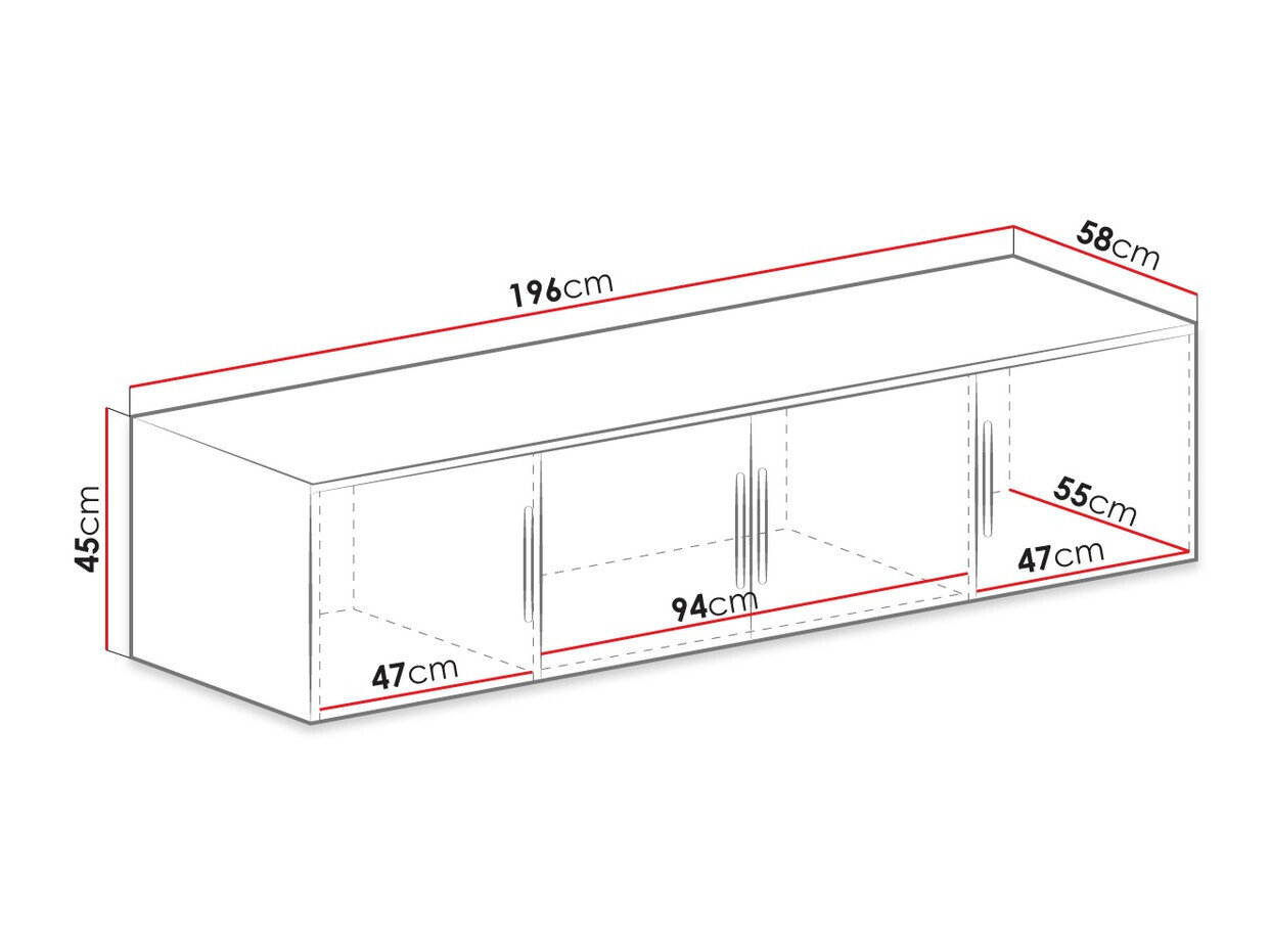 Skænk Dortivu 146 (Sonoma eg)