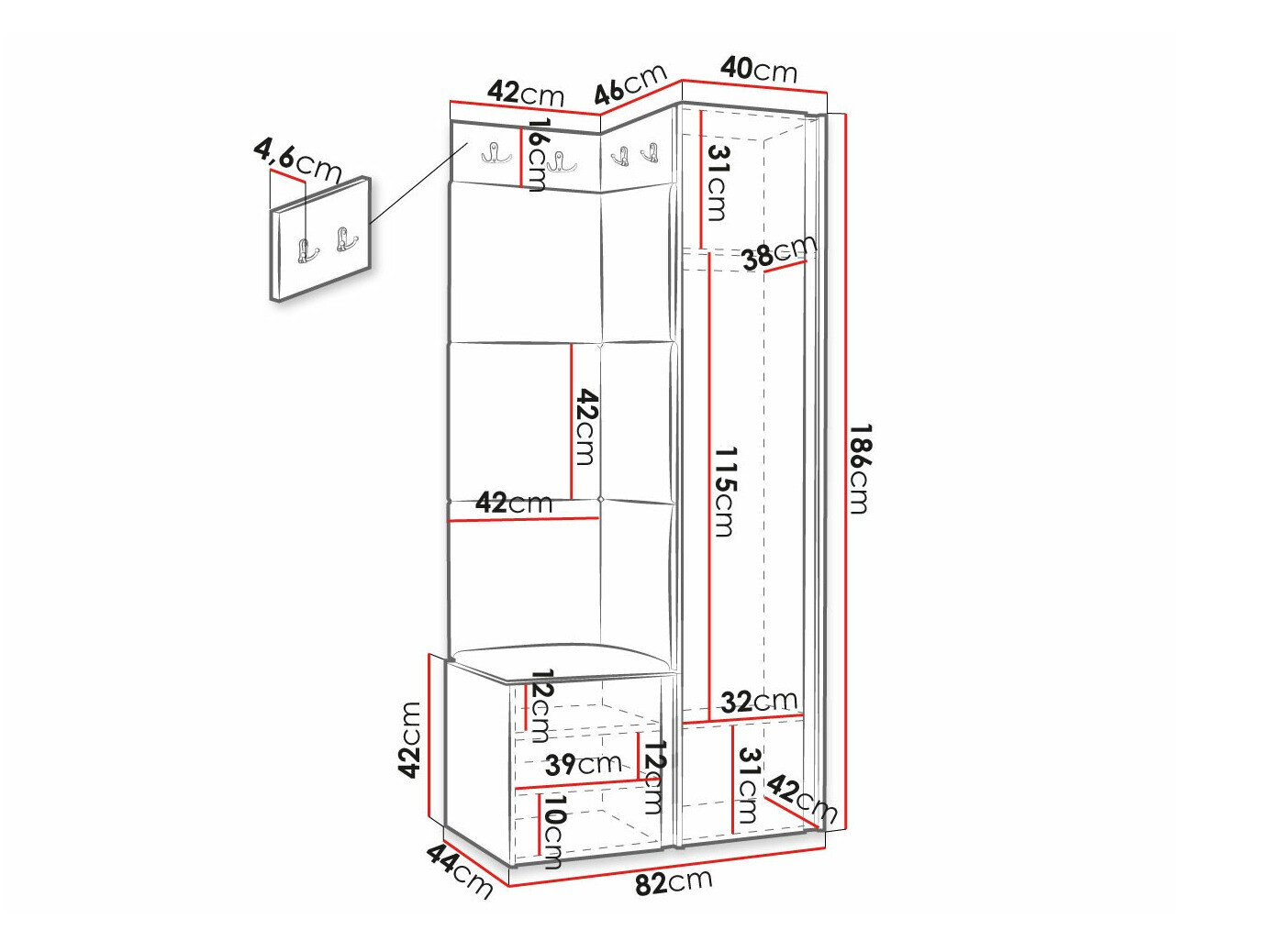 Entrésæt Hartford 390 (Manila 02)