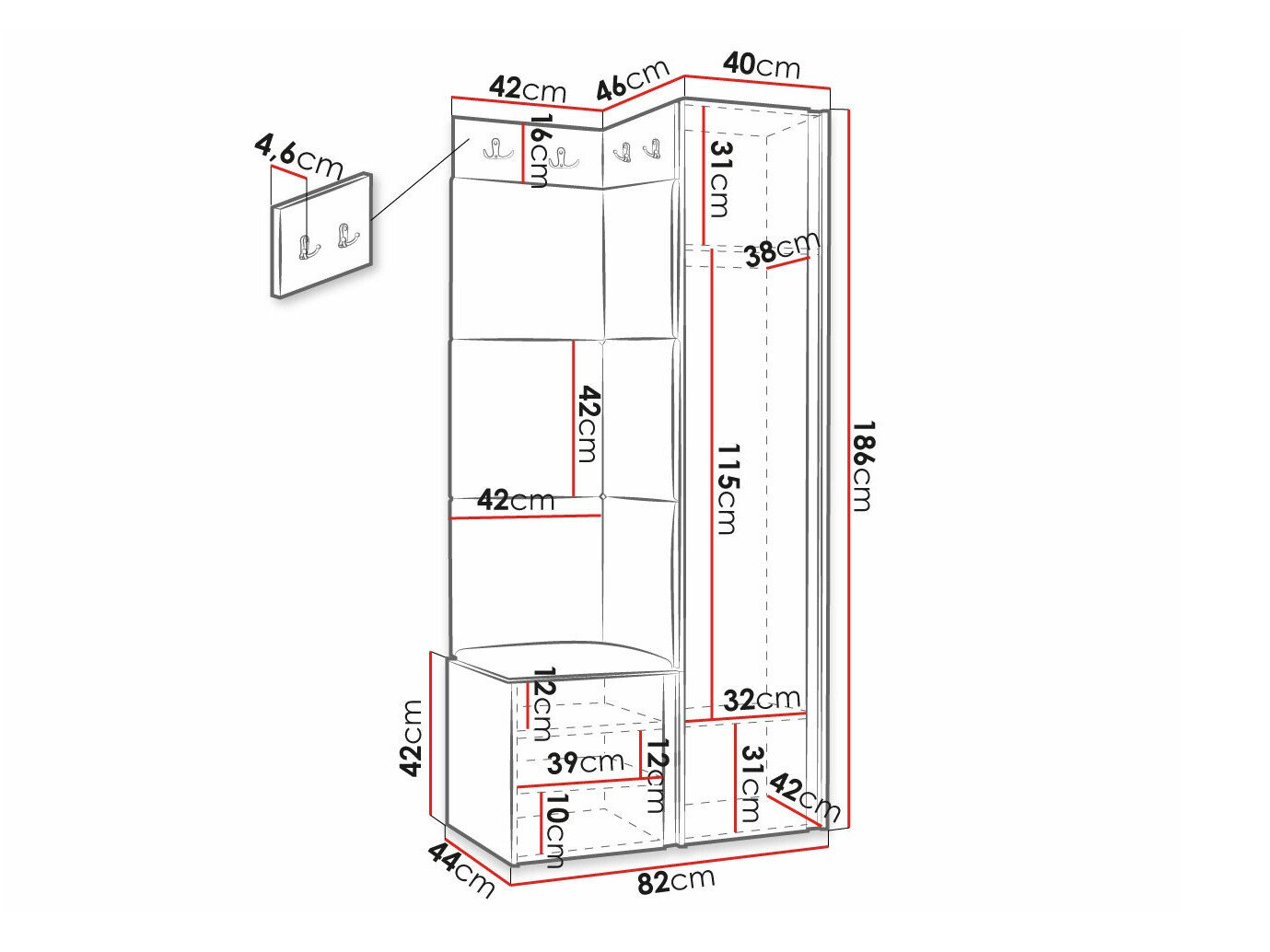 Entrésæt Hartford 390 (Manila 16)