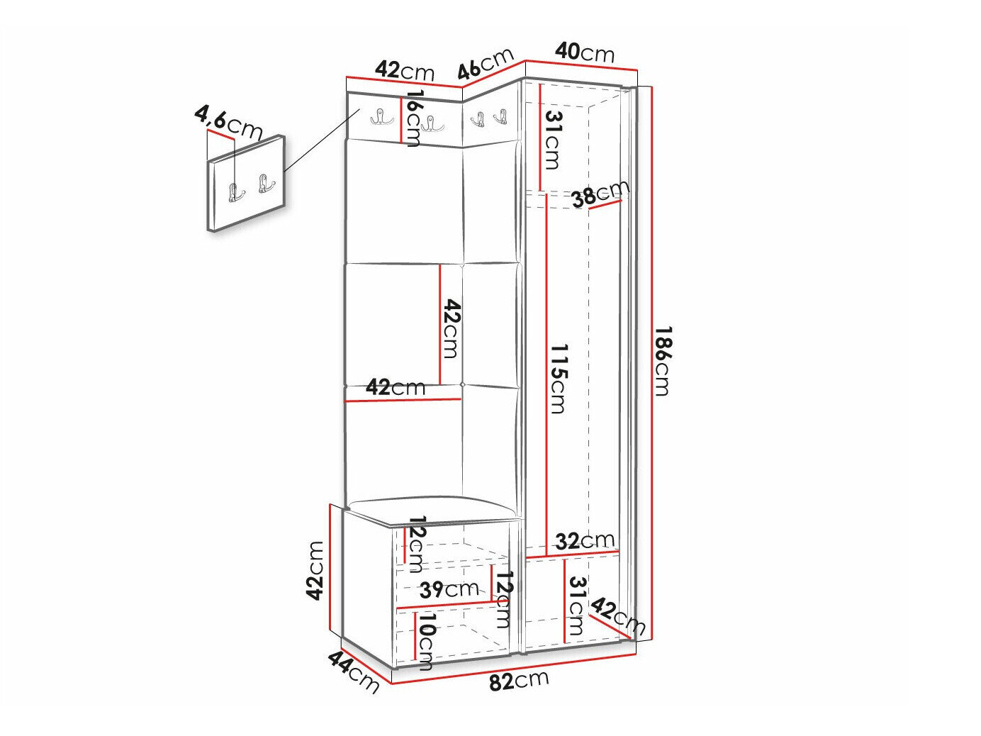 Entrésæt Hartford 390 (Manila 18)
