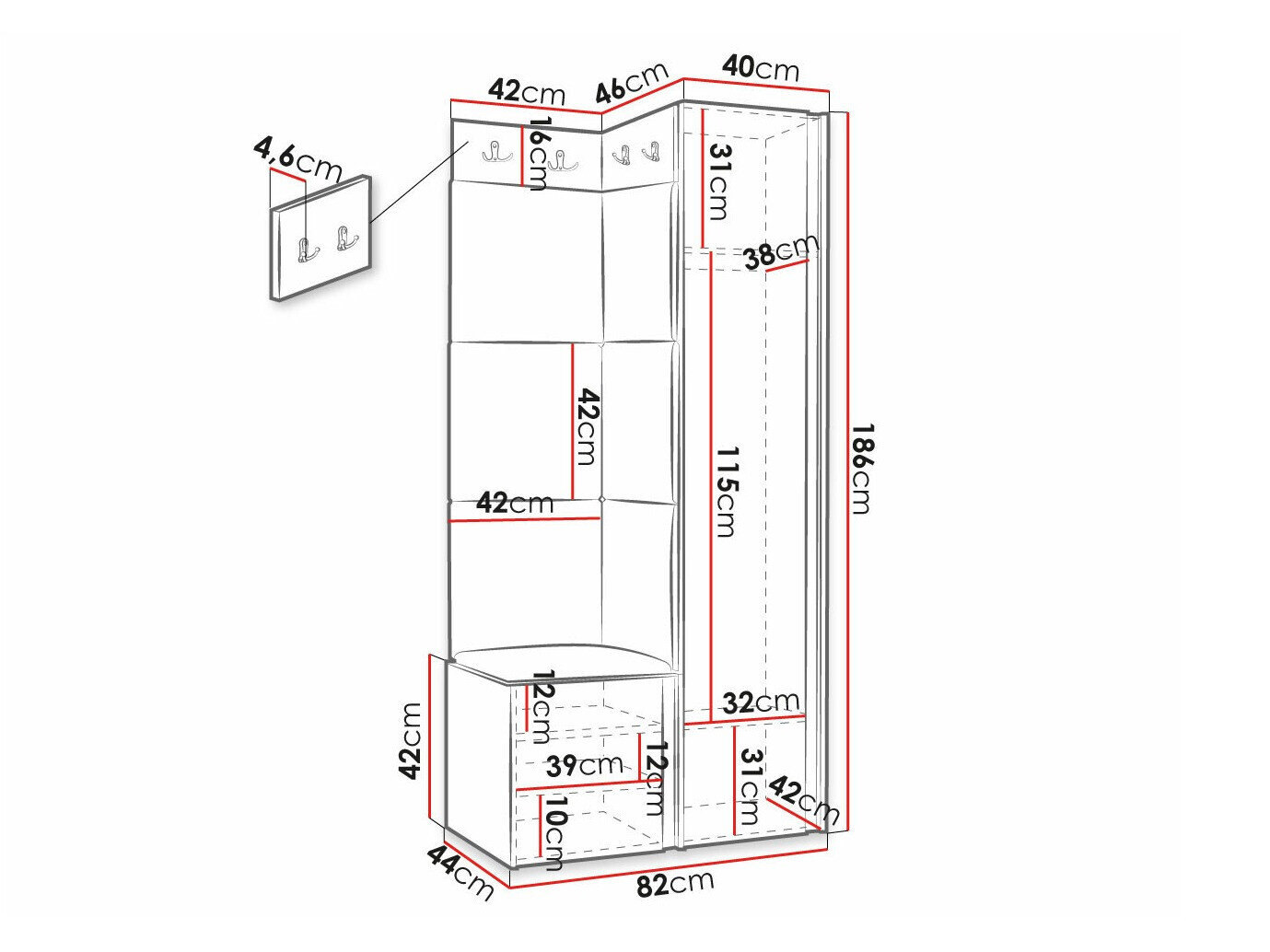 Entrésæt Hartford 390 (Manila 26)