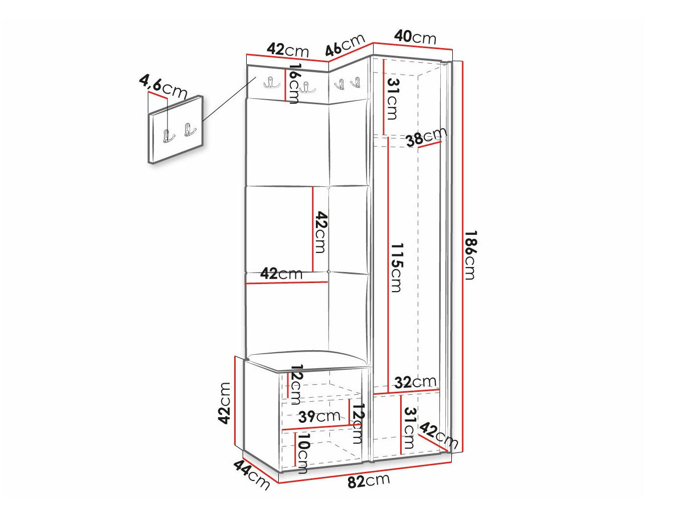 Entrésæt Hartford 390 (Manila 32)