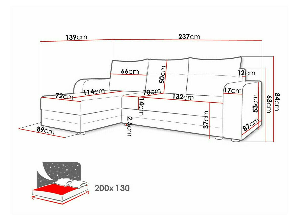 Hjørnesofa Memphis 112 (Manila 16)