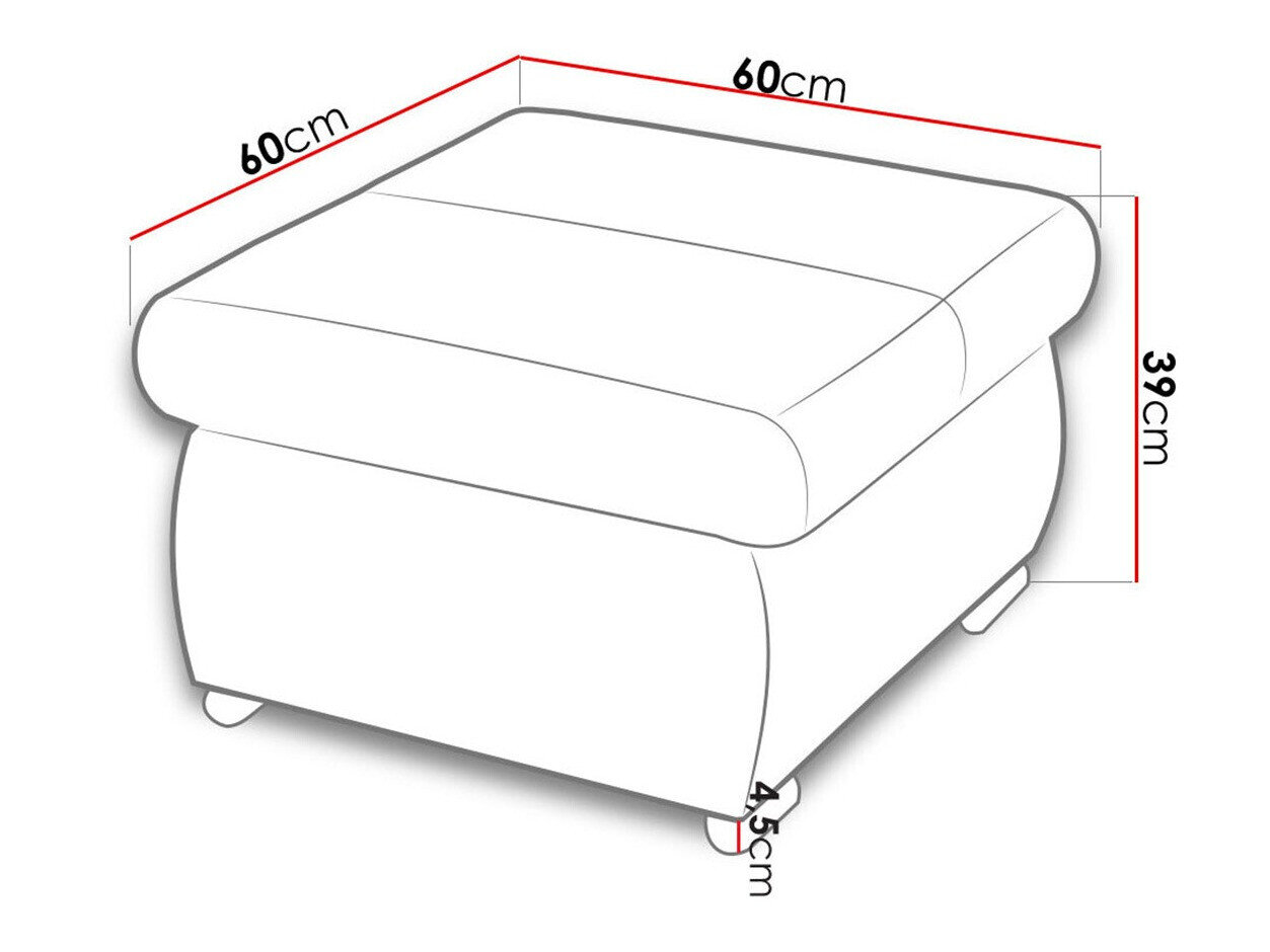 Puf Comfivo 122 (Magic Velvet 2216)