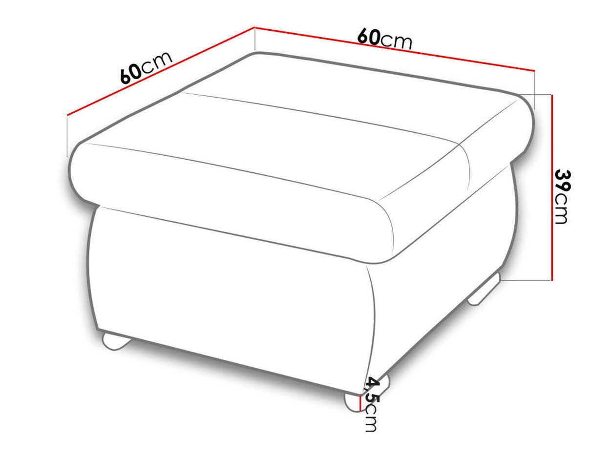Puf Comfivo 122 (Uttario Velvet 2964)