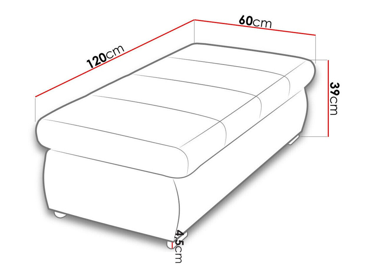 Polstret bænk Comfivo 123 (Baloo 2074)