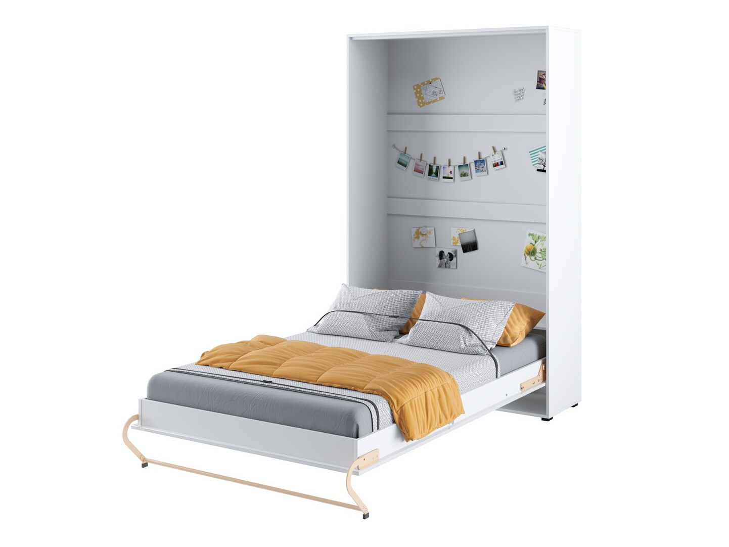 Møbelsæt Concept Pro Lenart XI (Glansfuld hvid + Hvid)