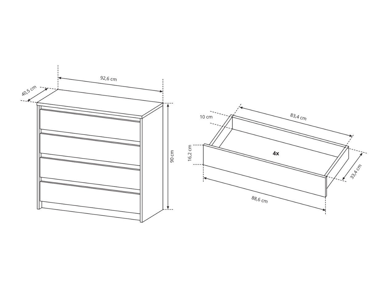 Kommode Evarenoi 100