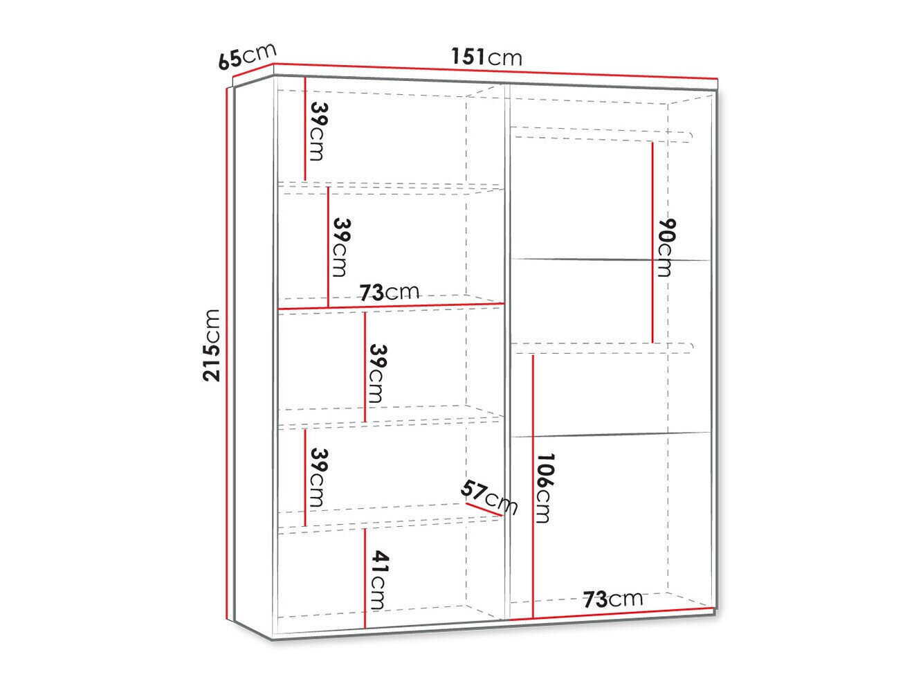 Garderobeskab Honolulu 229