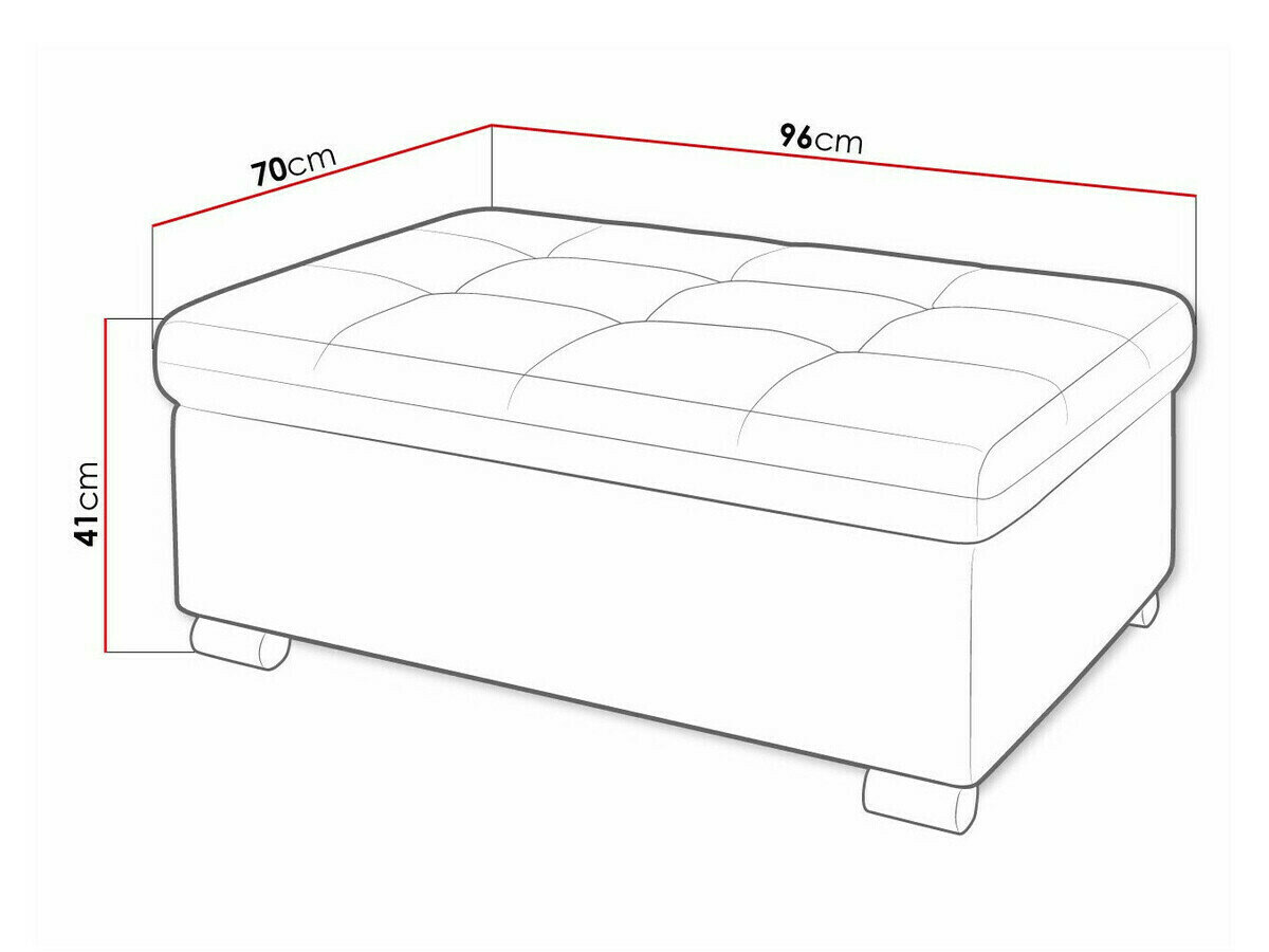 Polstret bænk Comfivo 118 (Uttario Velvet 2972-U03 + Uttario Velvet 2972)