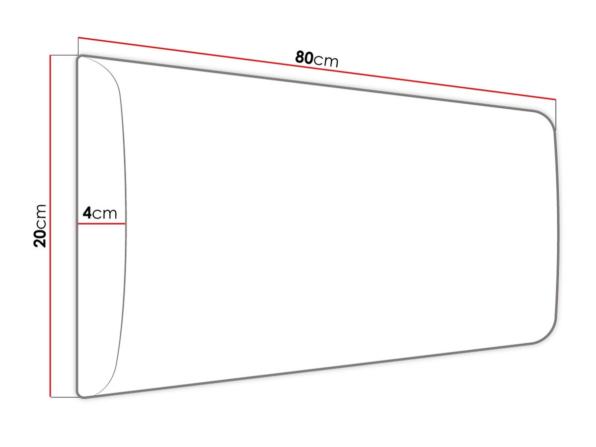 Blødt vægpanel Comfivo Ovis VI (Manila 04) (80x20)