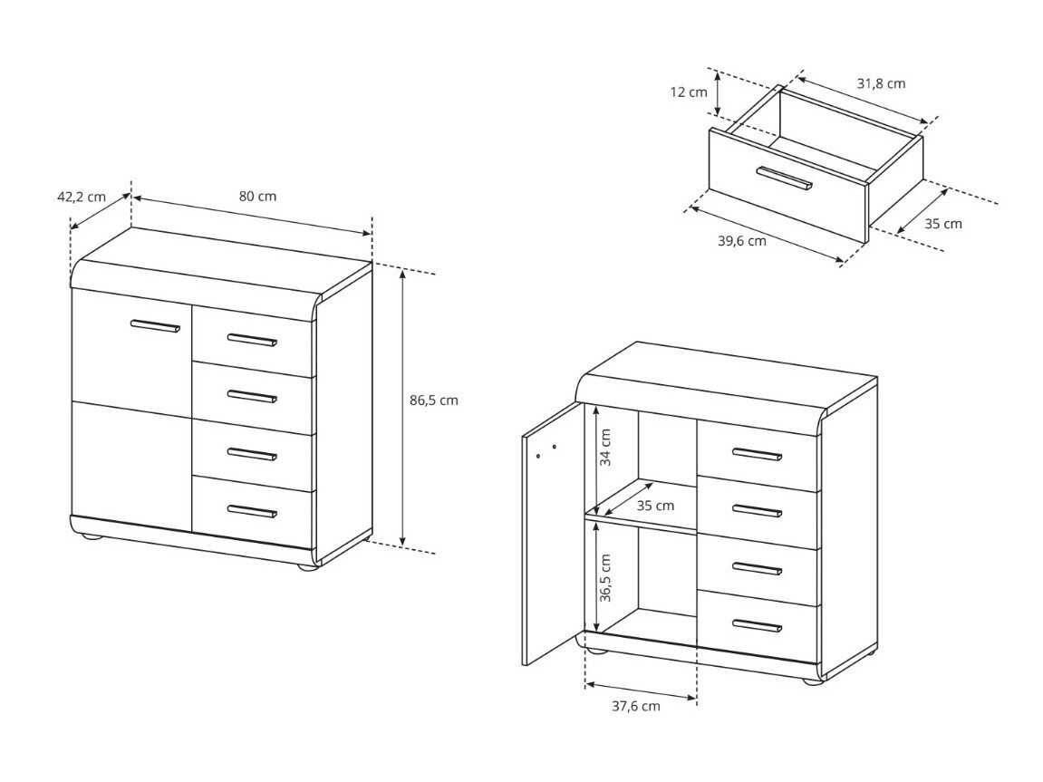 Kommode Evarleve 111