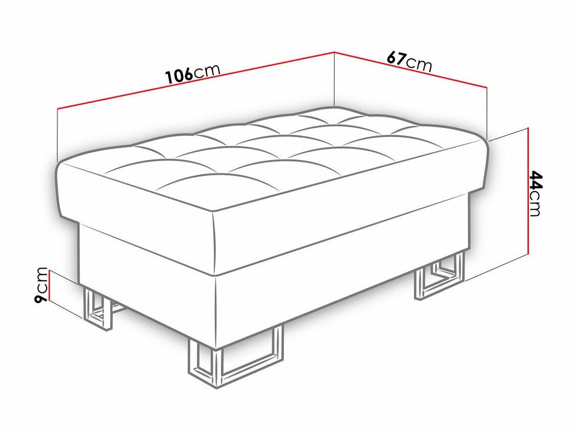 Polstret bænk Comfivo 237 (Magic Velvet 2227)