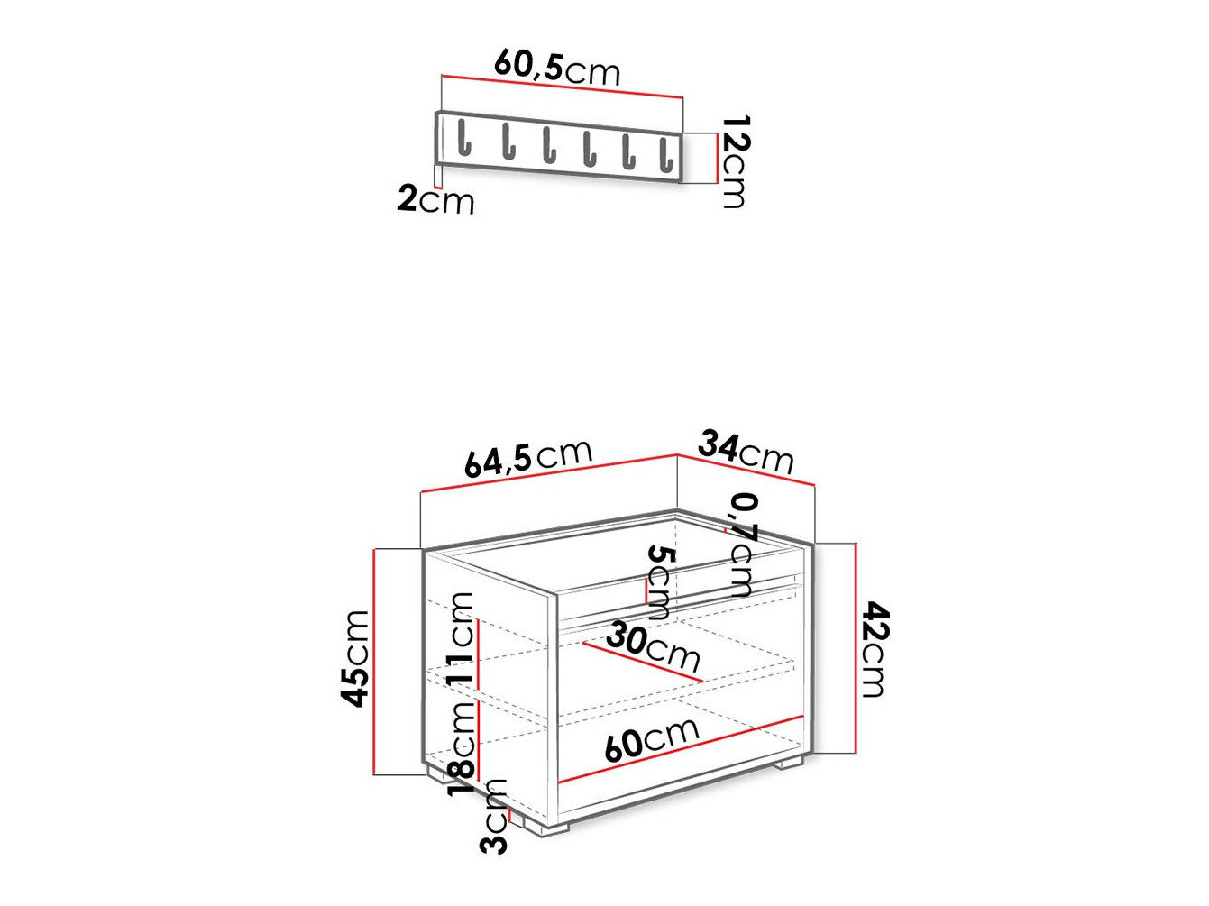Entrésæt Comfivo 399 (Hvid + Manila 04)