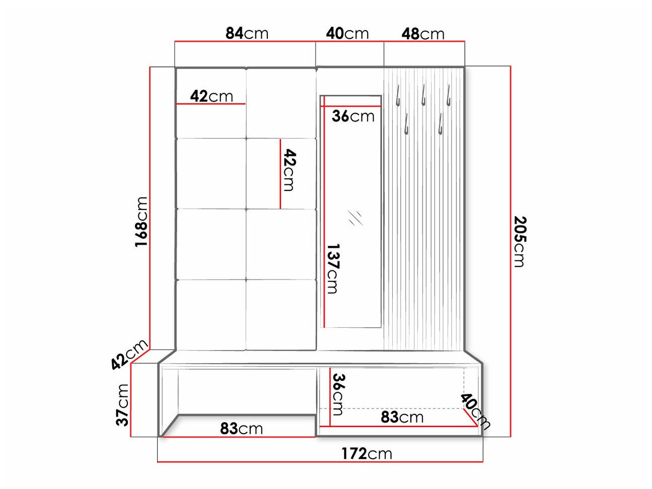 Entrésæt Hartford 322 (Artisan eg + Manila 04)
