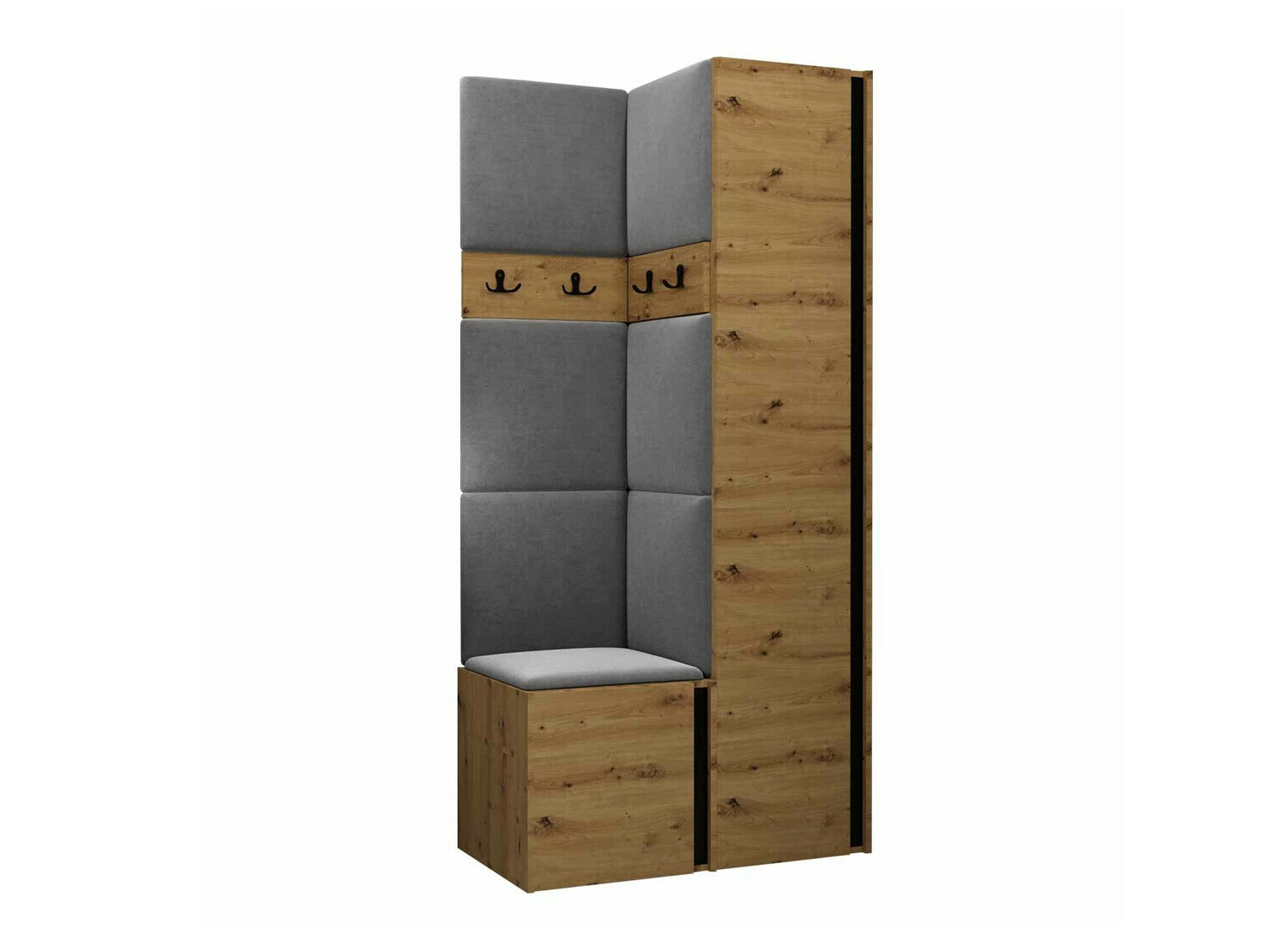 Entrésæt Pinis XXIV (Artisan eg + Sort)