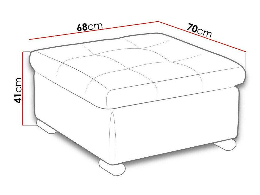 Polstret møbelsæt Comfivo 217 (Soft 017 + Lawa 05)