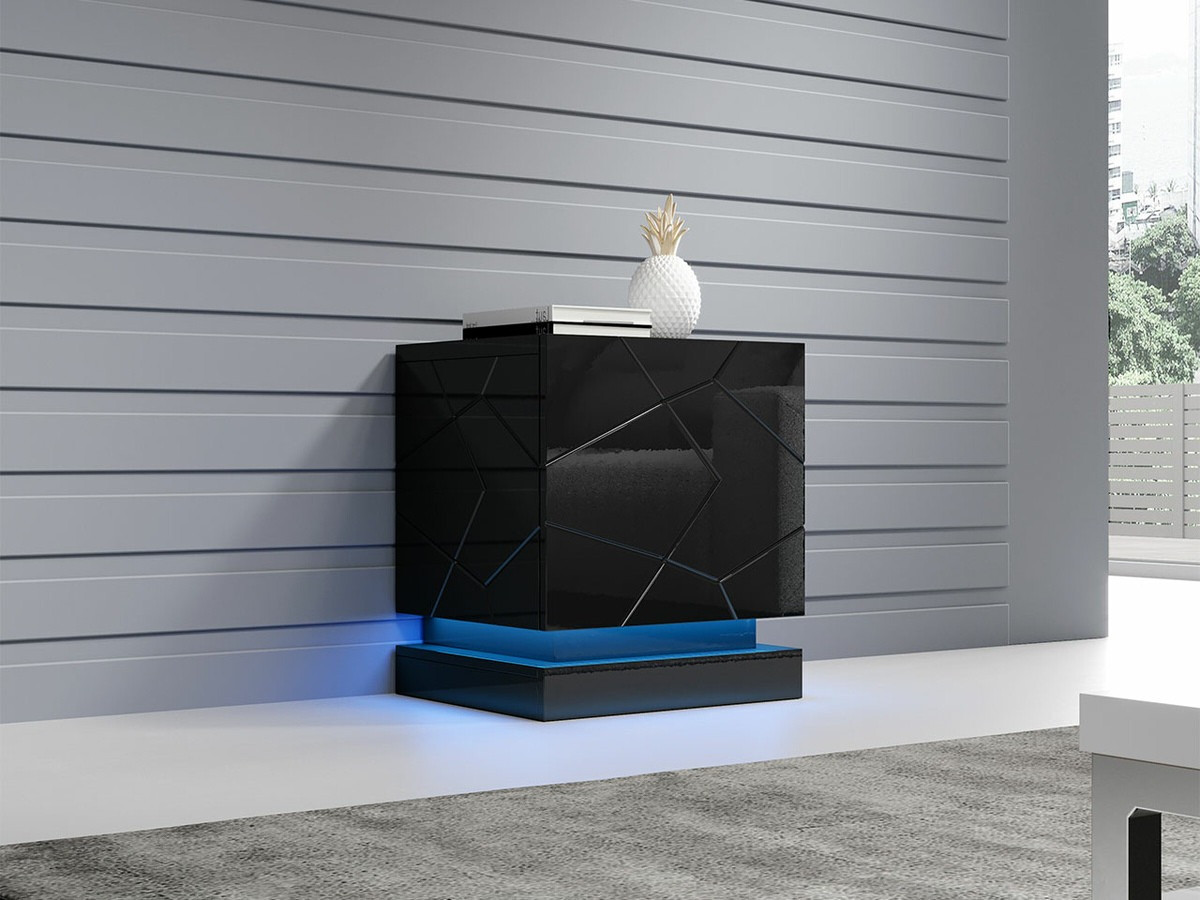 Natbordssæt Linar (Sort + Blank sort)