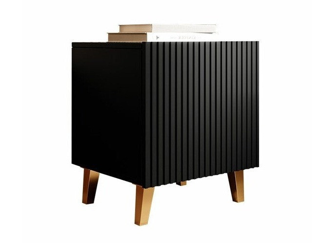 Sengebord Dicto (Sort + Gylden) (2stk.)