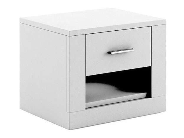 Sengebord Fresno 106 (Hvid)