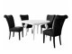 Spisestuesæt Racine 143 (Sort)