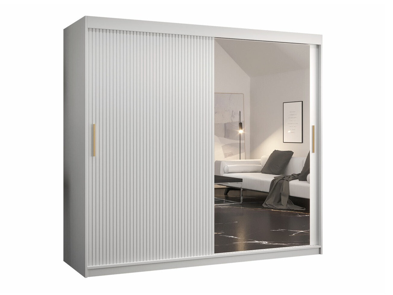 Garderobeskab Hartford 403 (Hvid)