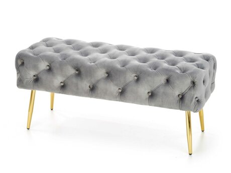 Polstret bænk Houston 1252 (Grå)