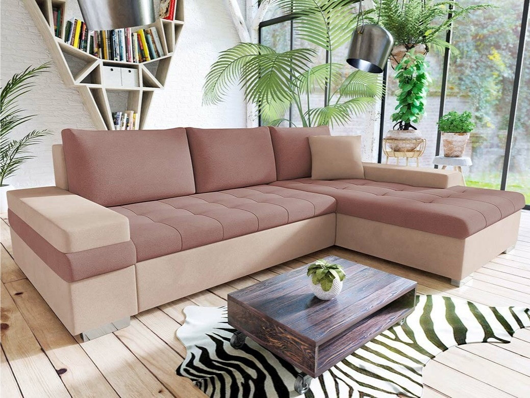 Hjørnesofa Comfivo Olivetum I (Uttario Velvet 2956 + Uttario Velvet 2955)