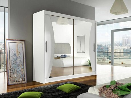 Garderobeskab Closico 124 (Hvid)