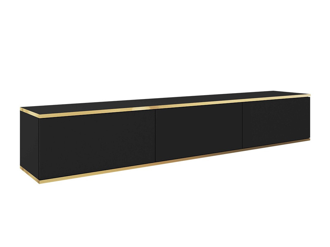TV-bord Princal (Sort + Gylden)