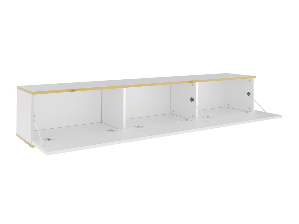 TV-bord Princal (Sort + Gylden)