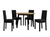 Spisestuesæt Victorville 256 (Grandson eg + Sort)