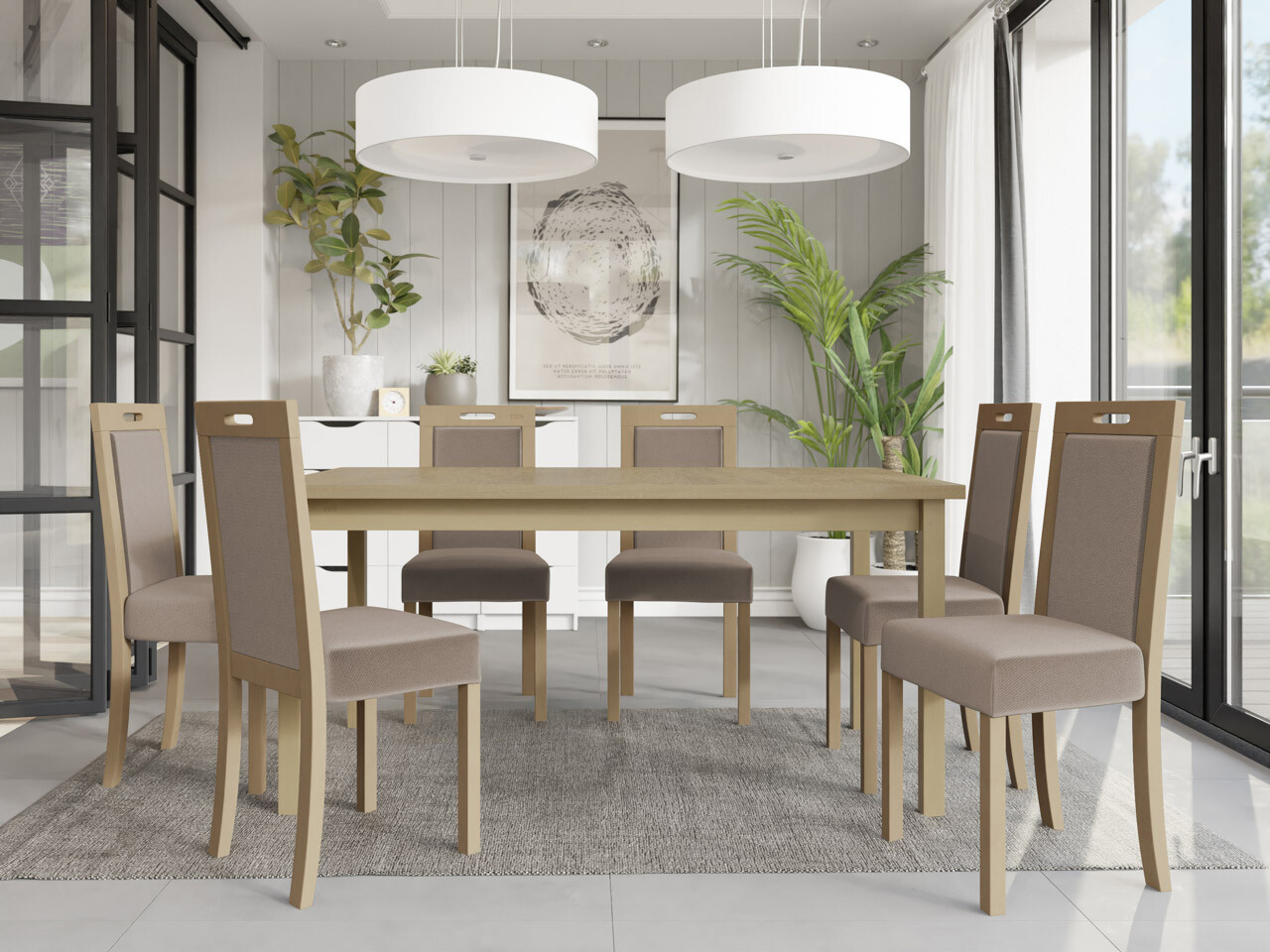 Spisestuesæt Victorville 262 (Paros 2)