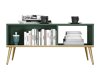 Sofabord Flonovu 106 (Mørkegrøn + Gylden)