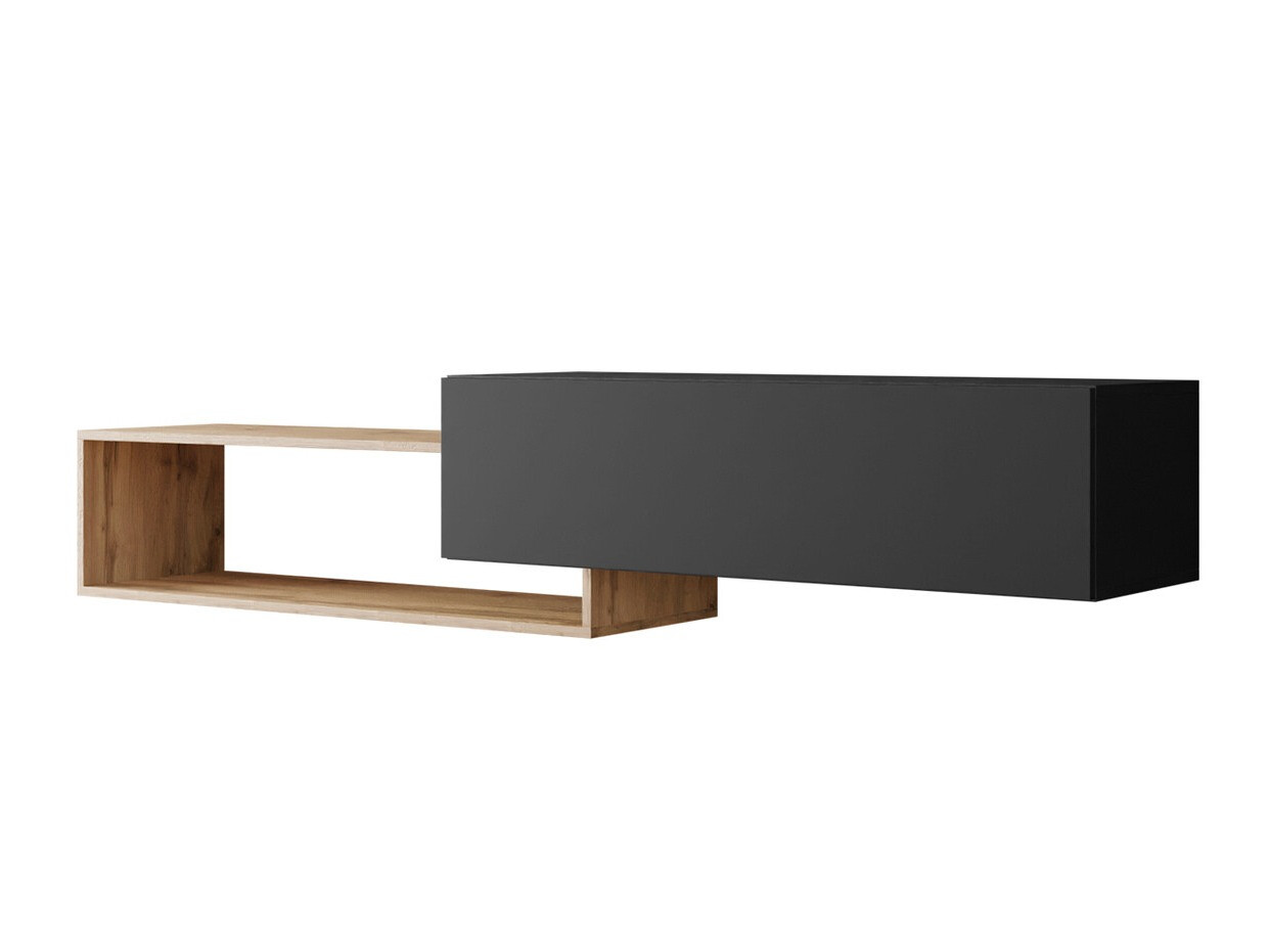 TV-bord Pinos (Sort + Wotan eg)