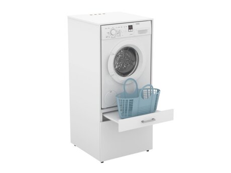 Reol til badeværelse Austin 377 (Hvid)