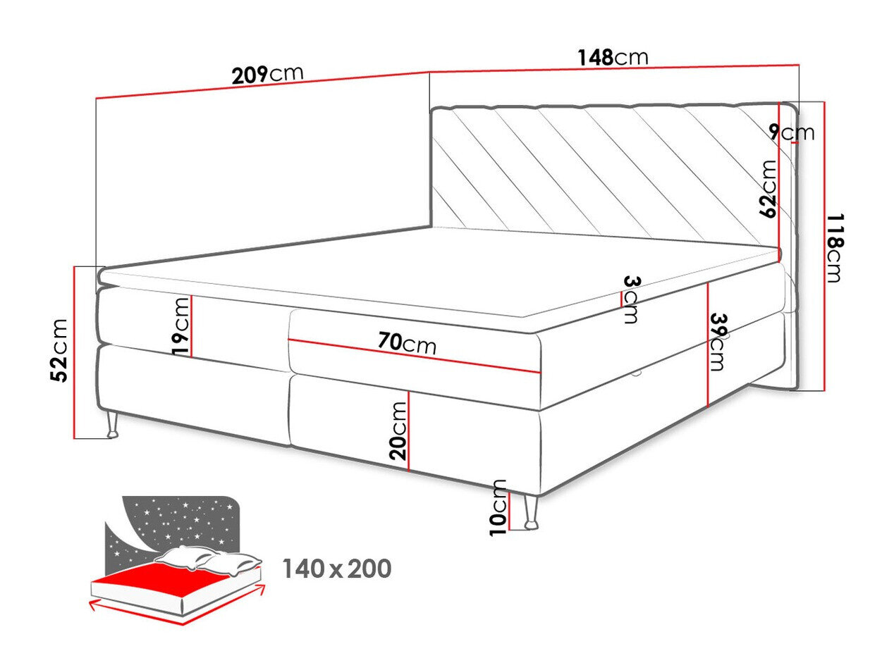 Kontinentalseng ComfiDream 176 (Fresh 1)