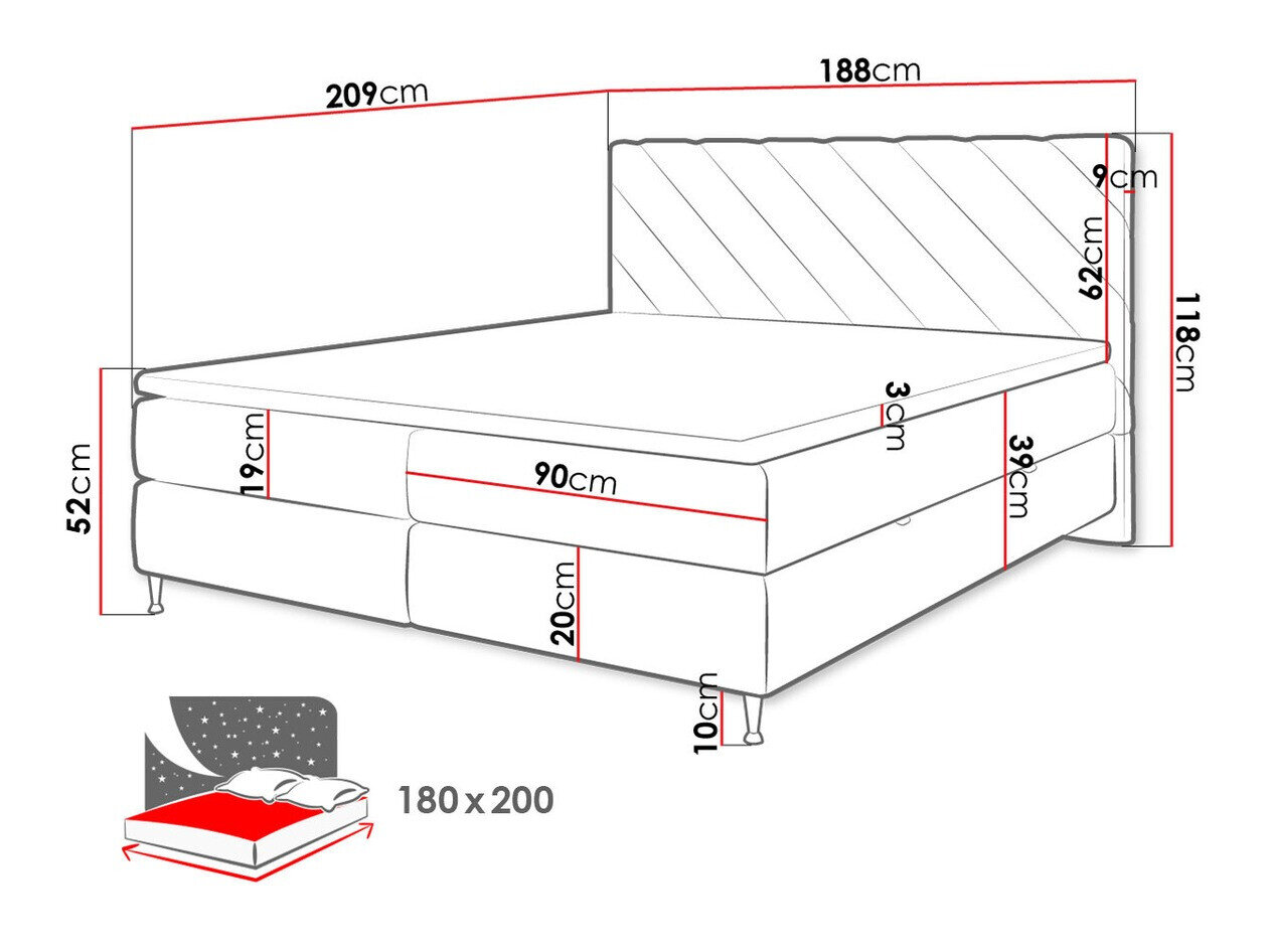 Kontinentalseng ComfiDream 176 (Fresh 32)