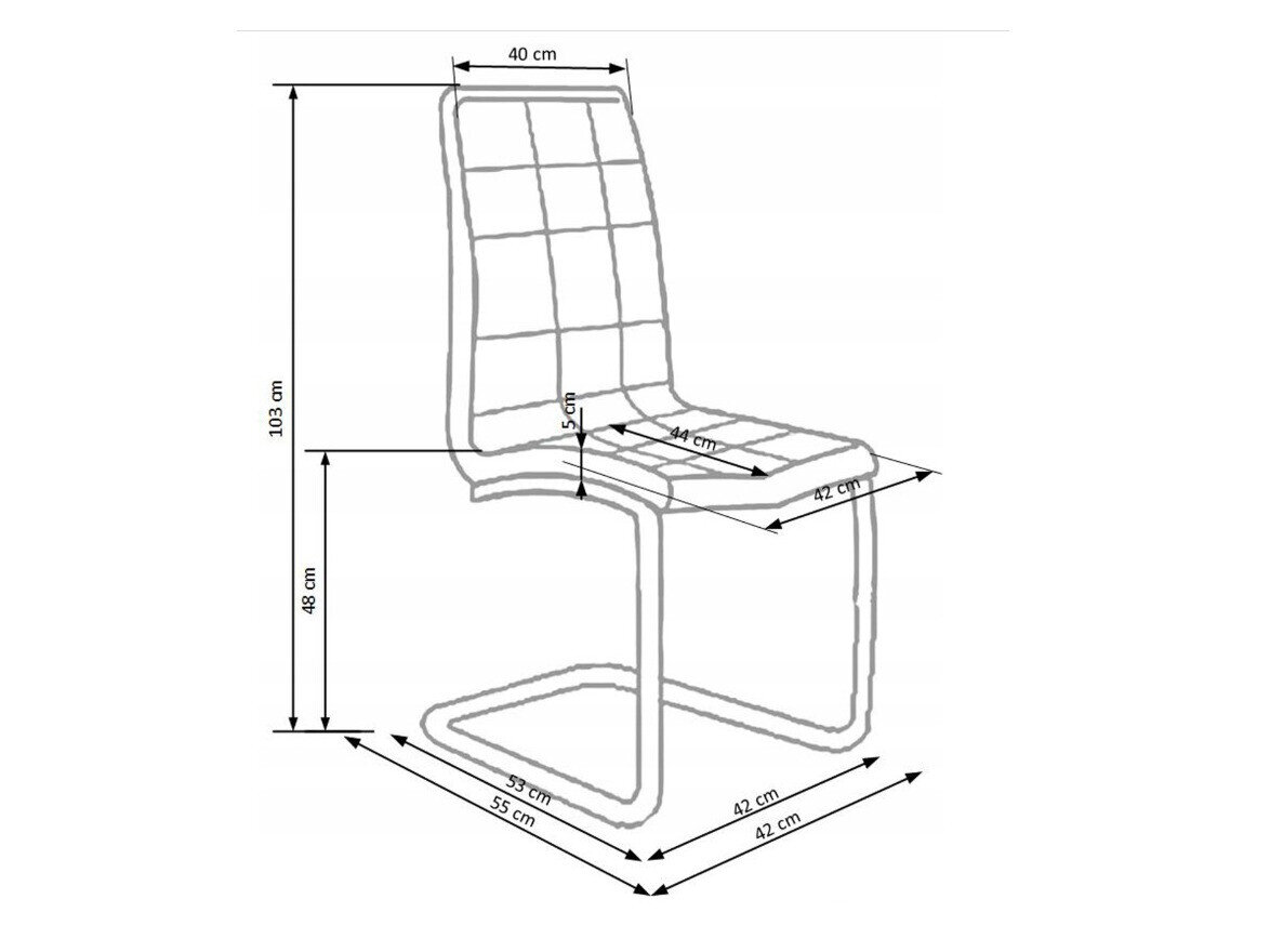 Stol Houston 142 (Sort)