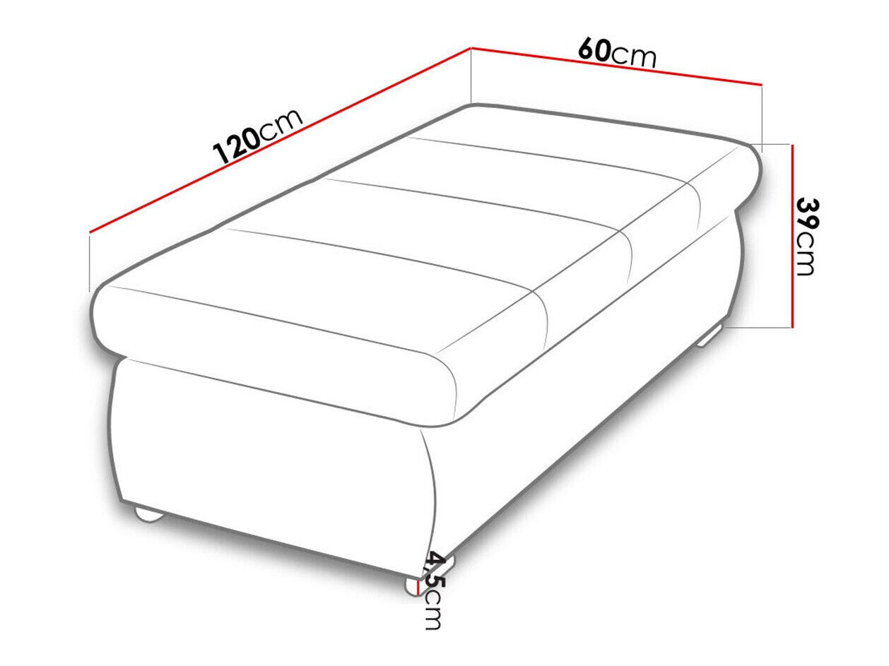 Polstret bænk Comfivo 123 (Poso 110)