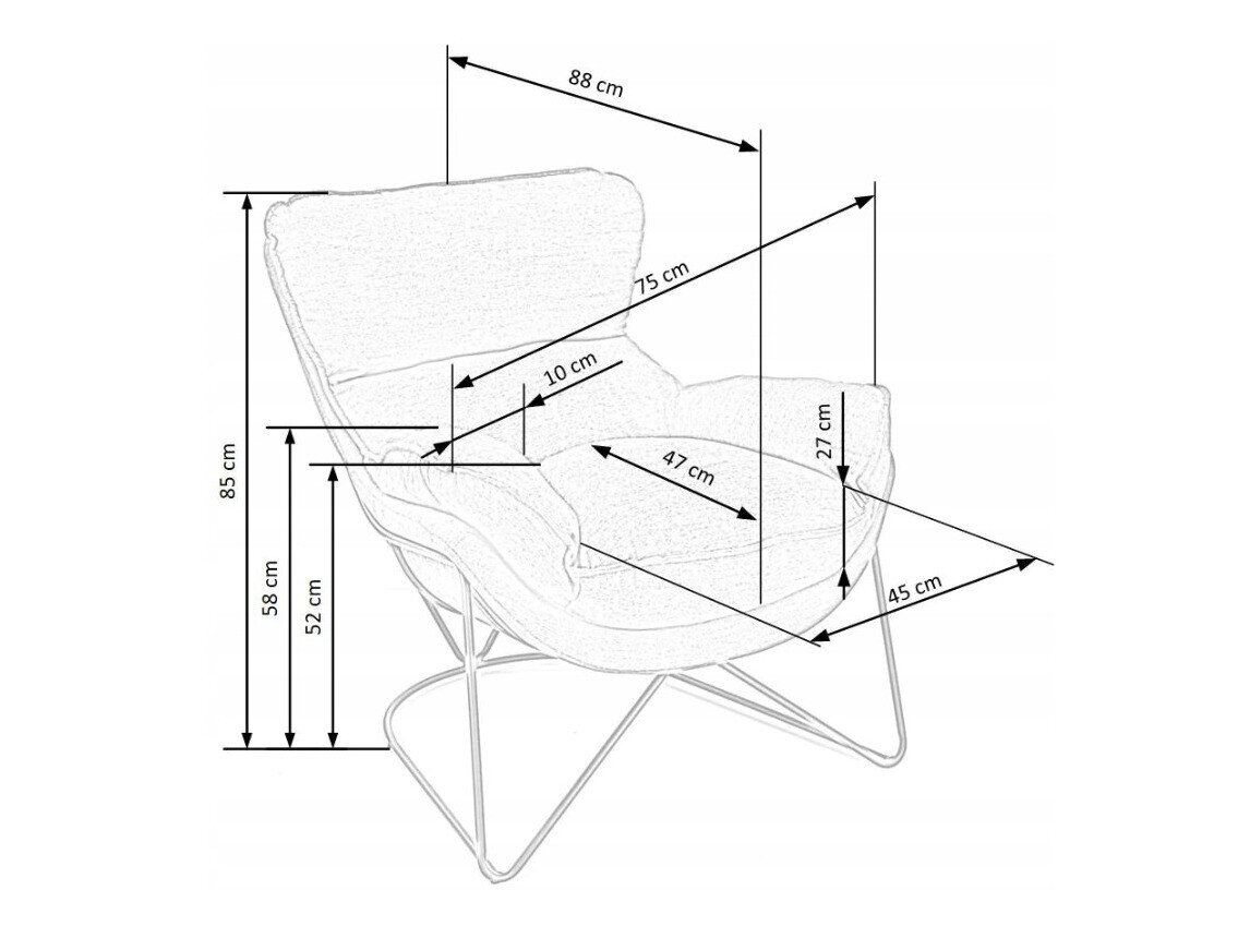 Lænestol Houston 1419
