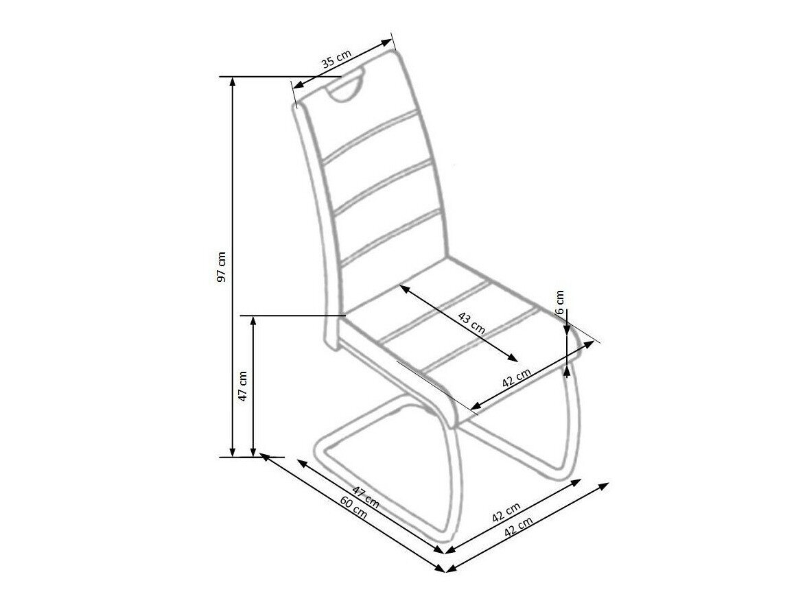 Stol Houston 255 (Hvid)