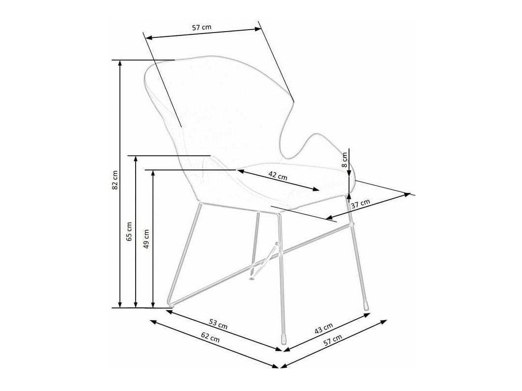 Stol Houston 941 (Mørkegrøn)