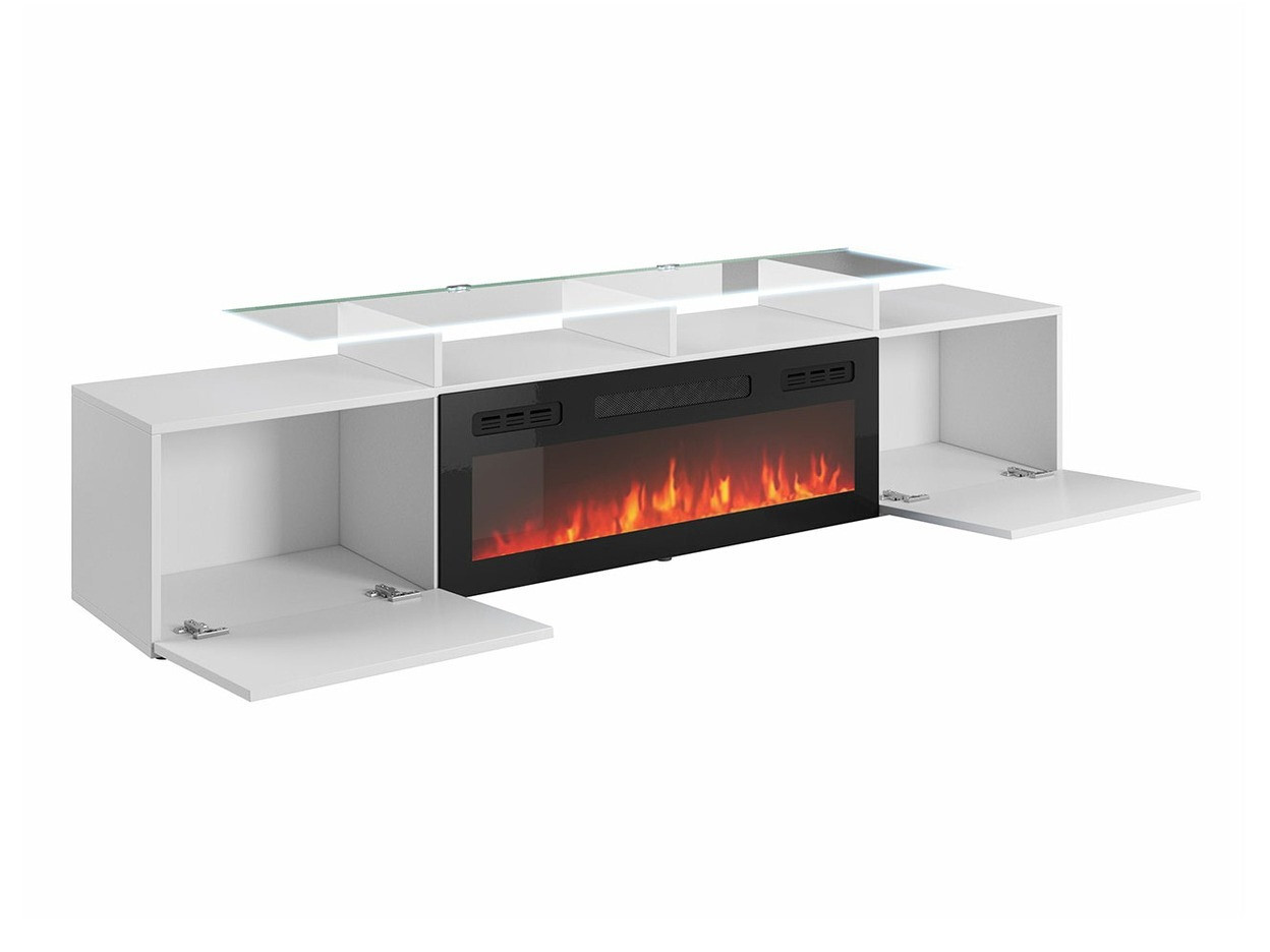 TV-bord Numerus (Sort + Blank sort)