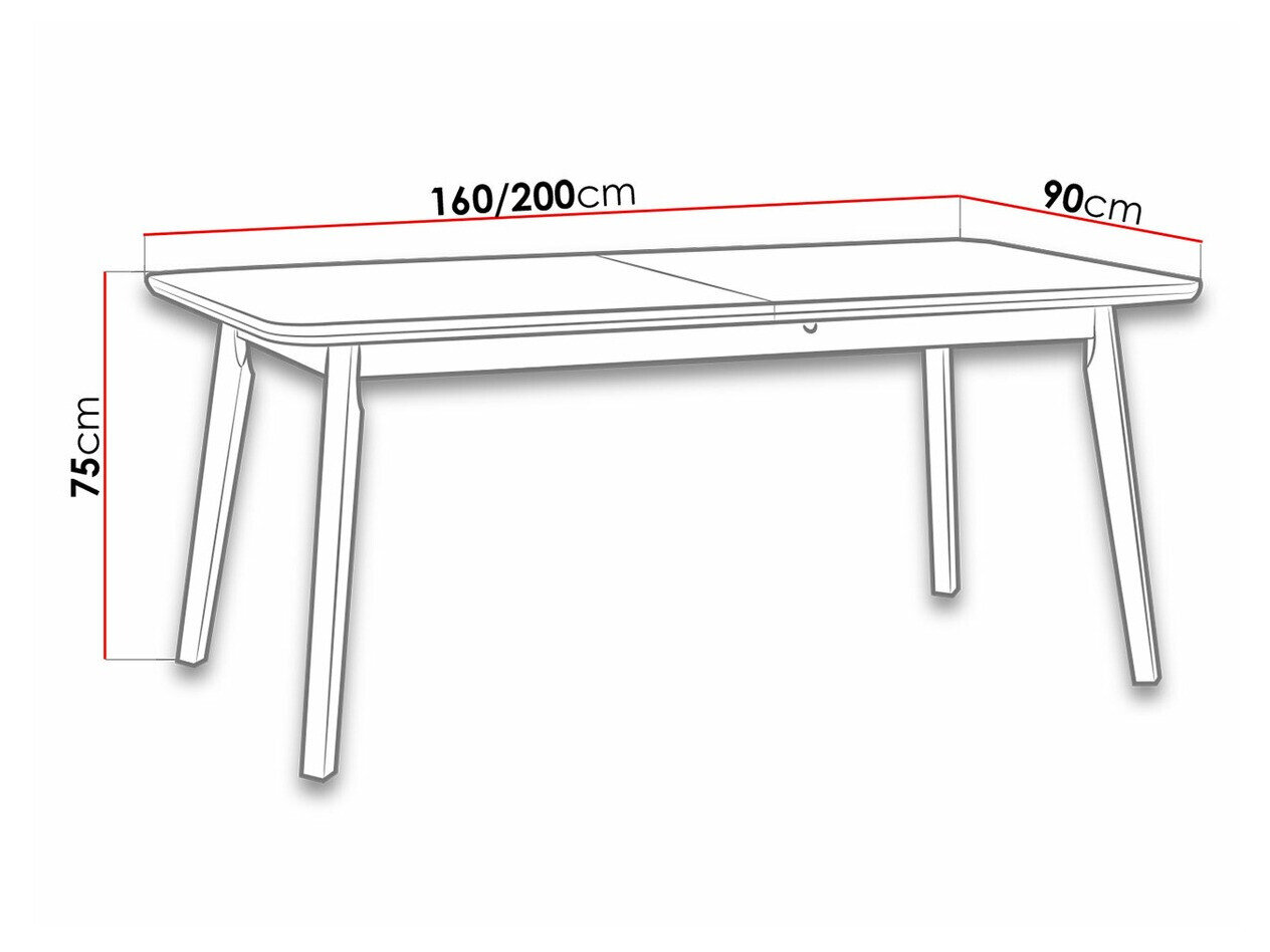 Bord Victorville 185 (Sort)