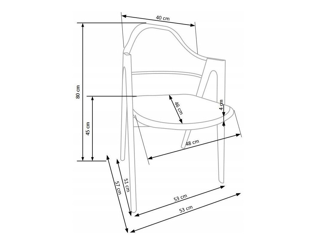 Stol Houston 1434 (Fløde)