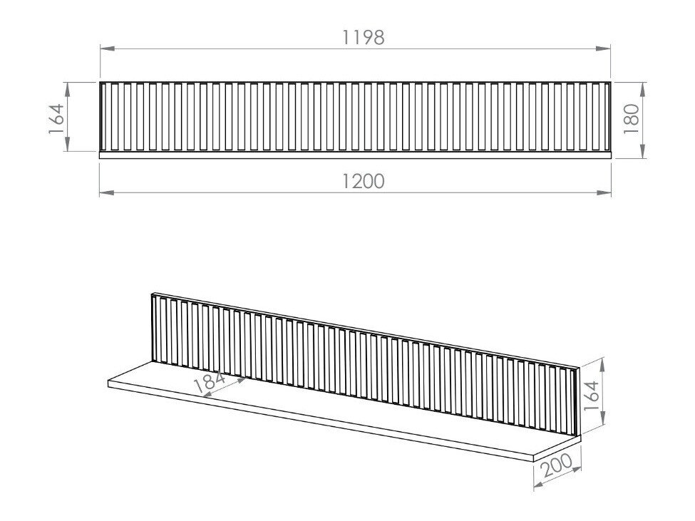 Vægreol Marmeli 108