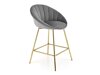 Barstol Houston 1461 (Grå + Gylden)